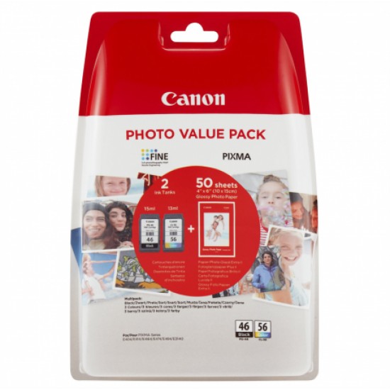 CANON PG-46-CL56 2Lİ KARTUŞ (E404 YAZICI İÇİN)